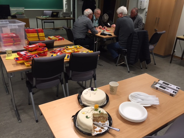 Opprykket feira på klubbkvelden